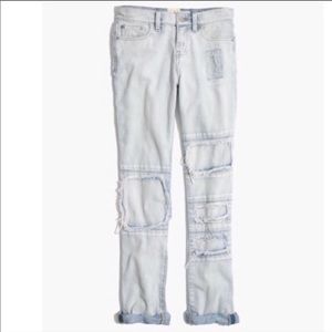 Madewell Patchwork Slimboy Jeans 31